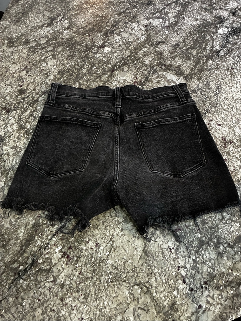 Women’s Madewell Black High-Rise Denim Shorts - Picture 3 of 8
